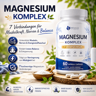 Provilea Magnesium Komplex 7-fach hochdosiert Kapseln